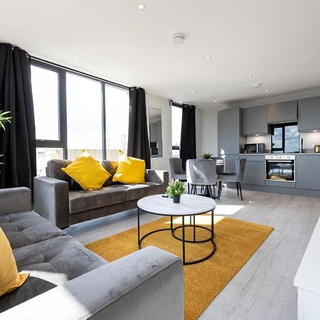 Contemporary 3 Bedrooms Apartment Manchester City מראה חיצוני תמונה