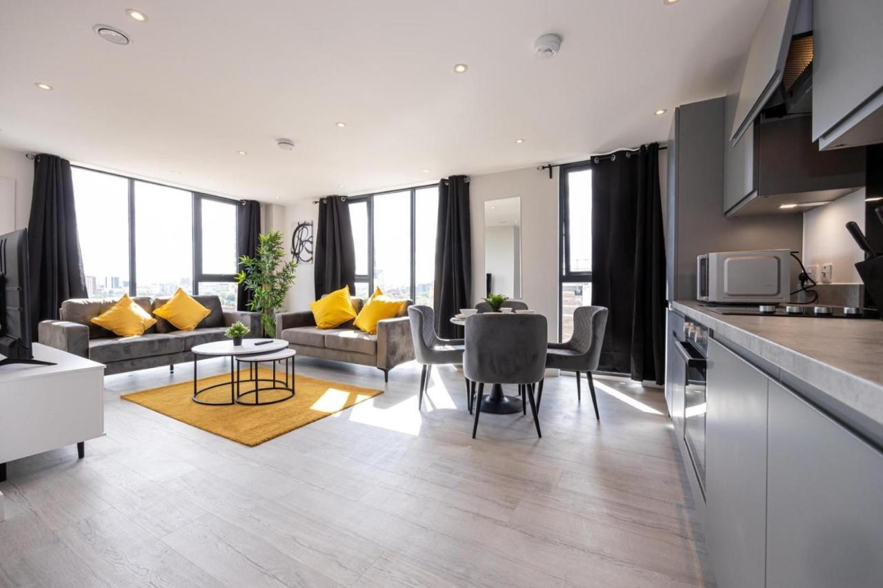 Contemporary 3 Bedrooms Apartment Manchester City מראה חיצוני תמונה