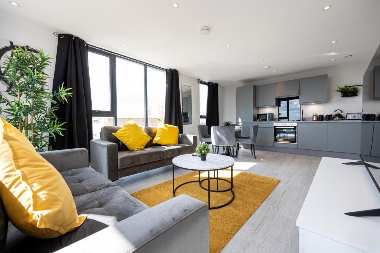 Contemporary 3 Bedrooms Apartment Manchester City מראה חיצוני תמונה