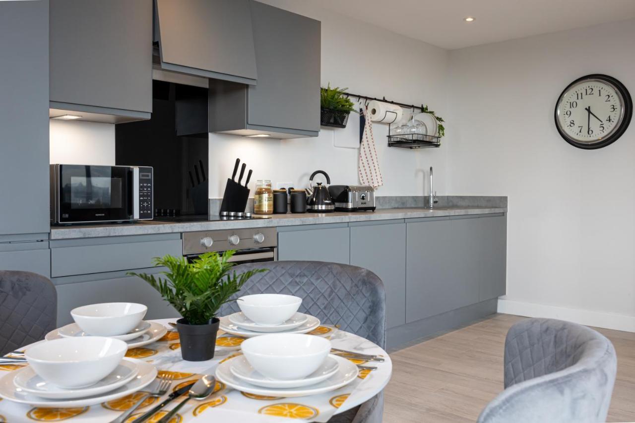 Contemporary 3 Bedrooms Apartment Manchester City מראה חיצוני תמונה